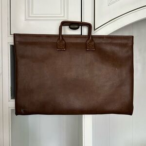 vintage brown business bag
